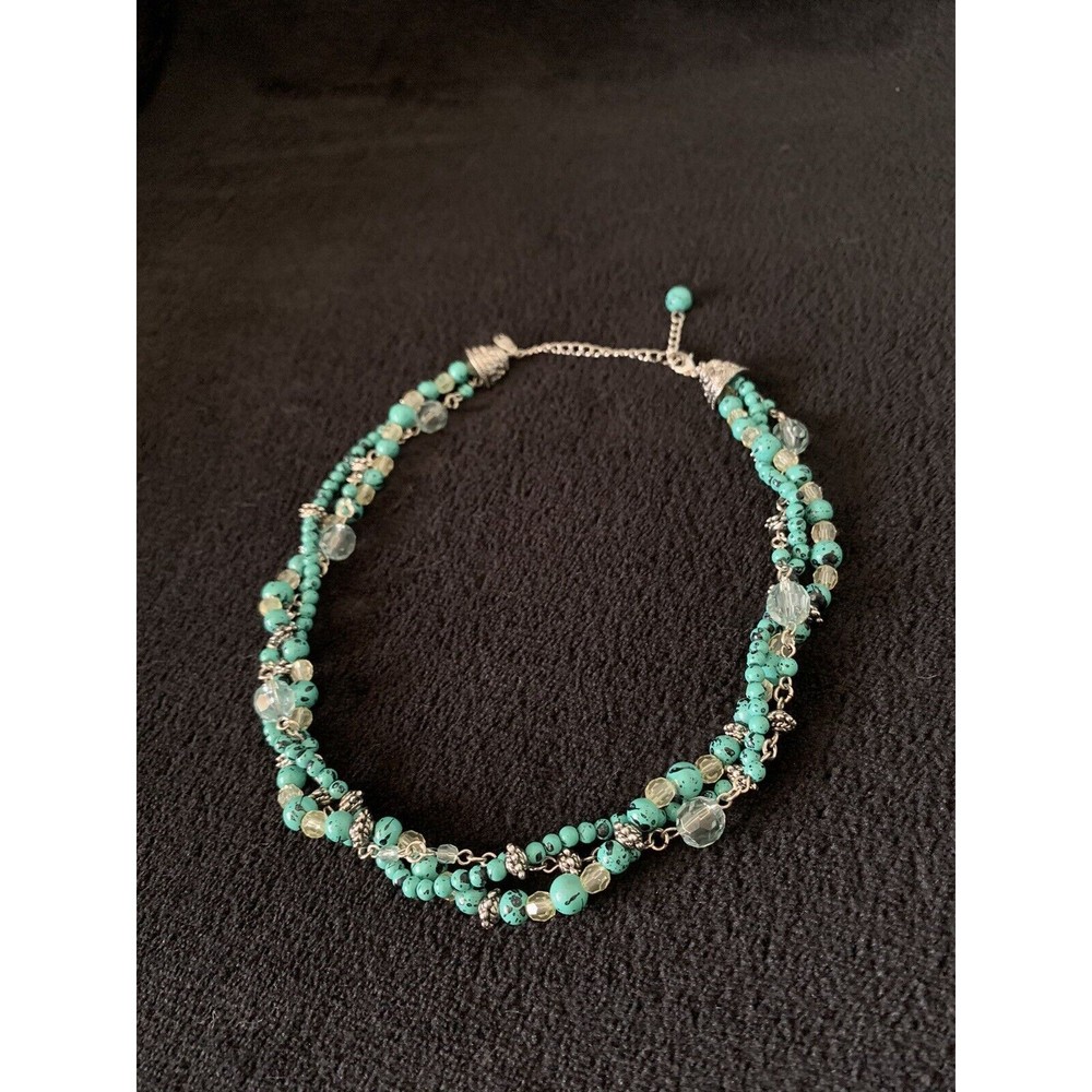 Premier Designs Signed Necklace Vintage bead strands